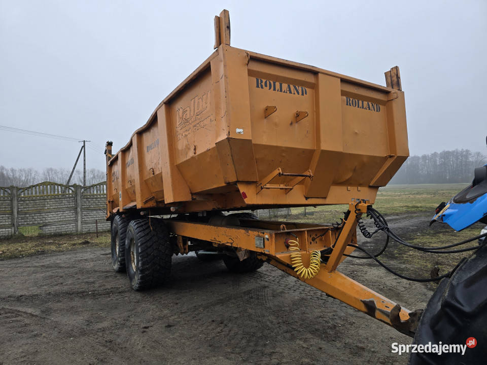 Przyczepa wywrotka ROLLAND TURBOVRAC 2334 nieuszkodzony Karolinowo