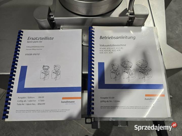Nadziewarka próżniowa Handtmann VF 608 Niedźwiedź