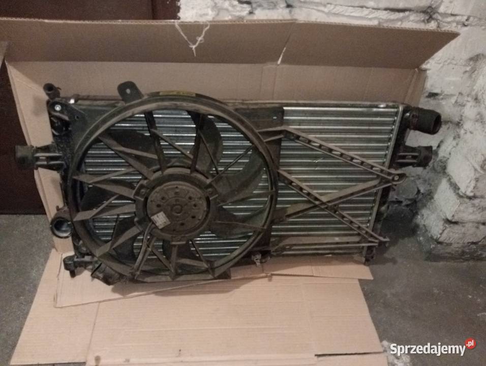chłodnica opel astra g bertone z wentylatorem Wolsztyn