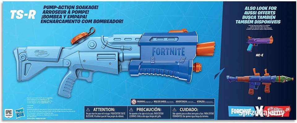 Pistolet na Wodę Nerf Soaker FORTNITE TSR CE  Mogilany