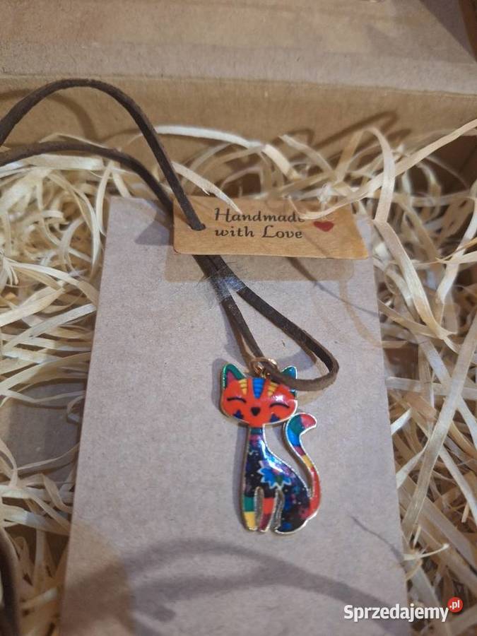 Naszyjnik stylowyzawieszka malowana ręcznie Strzyżów sprzedam