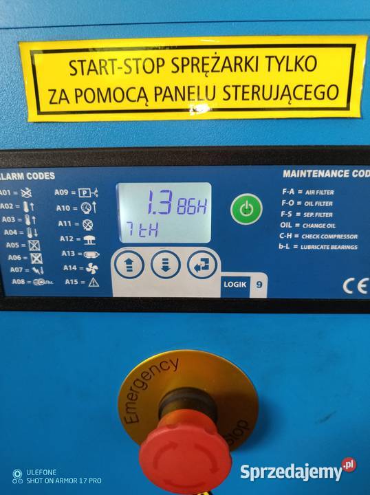 Sprężarka śrubowa Gudepol GD smsrt 5510 wielkopolskie Przeźmierowo sprzedam