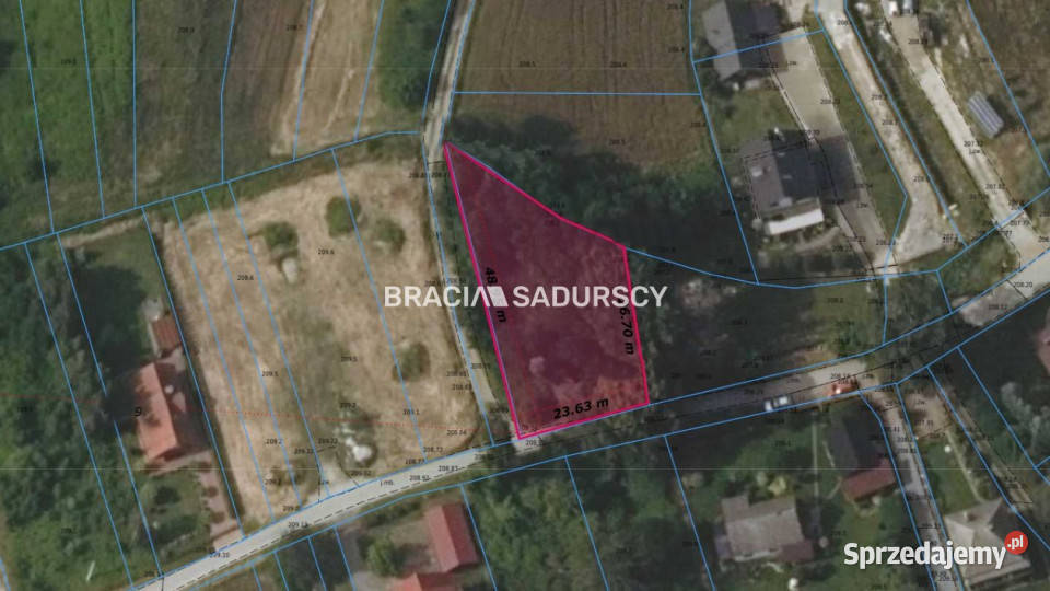 Działka do sprzedania 900m2 Jeziorzany woda