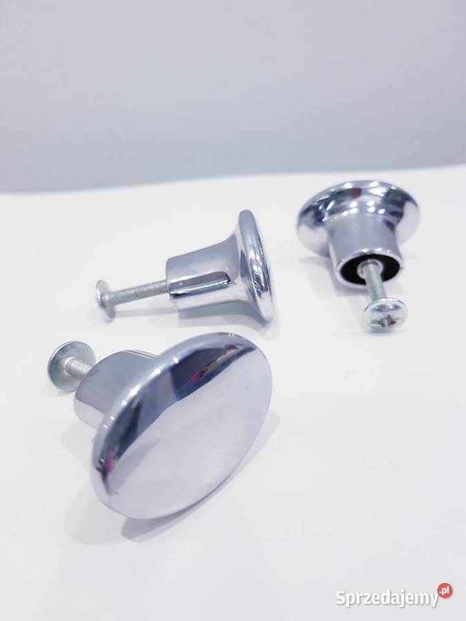 Zestaw ozdobnych klamek uchwytów do komody