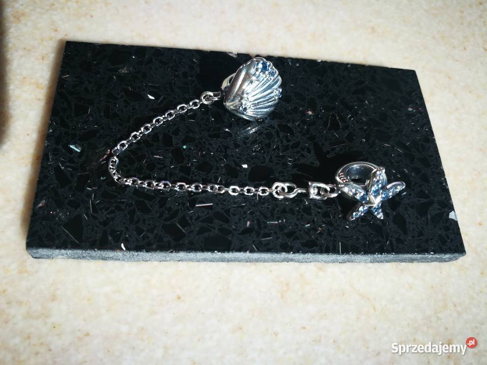 Pandora Charrm łańcuszek koralik muszla srebrne Warszawa