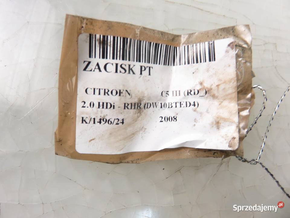 ZACISK PRAWY TYŁ CITROEN C5 III 20 HDi Układ hamulcowy