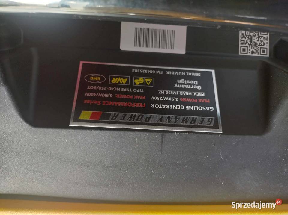 Agregat generator prądotwórczy GRAFERDON GR62N Jarosław