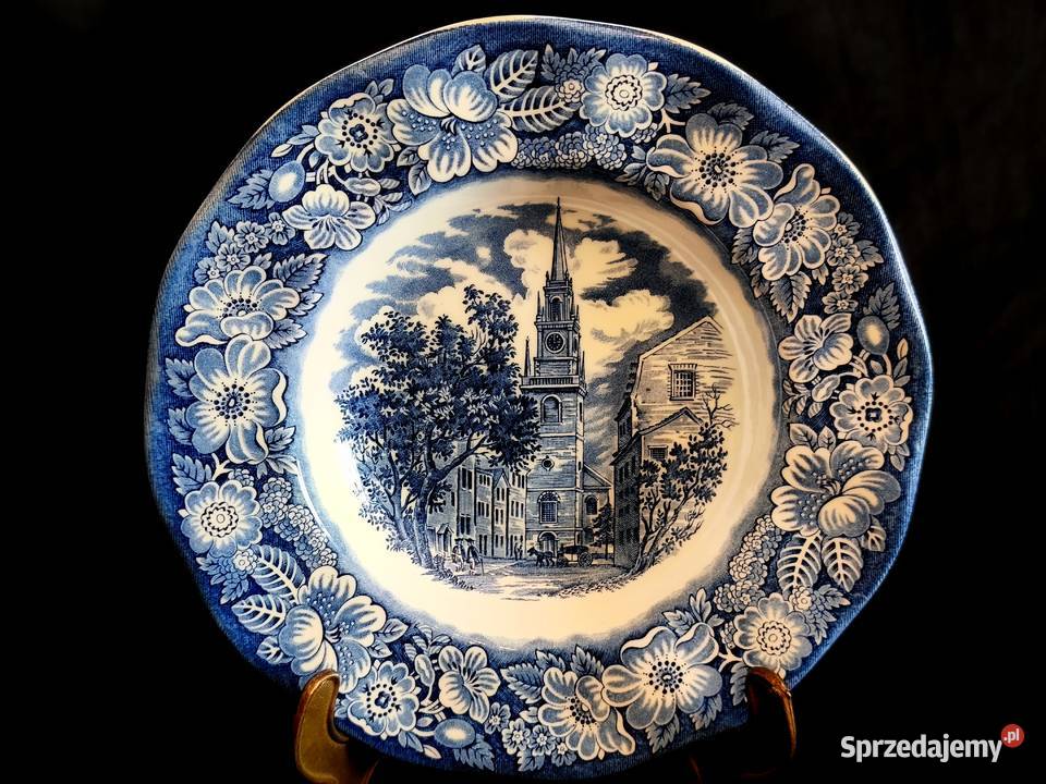 Talerz głęboki angielski Enoch Wedgwood Chełm