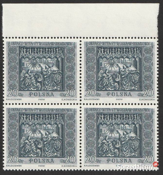 POLSKA OŁTARZ WITA STWOSZA 1960 CZYSTE Łódź