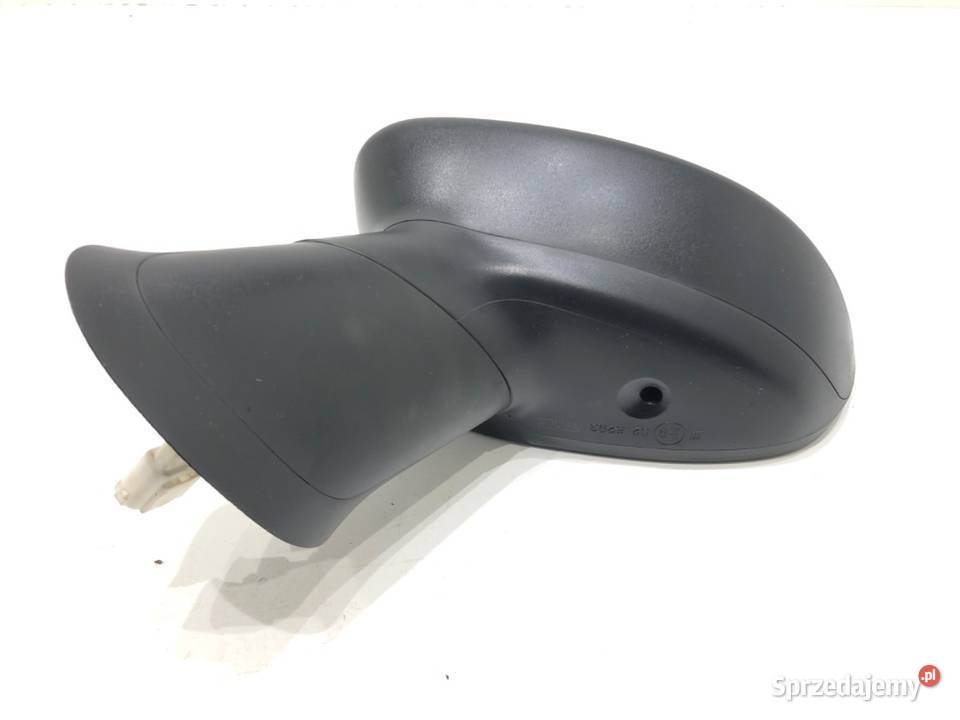 LUSTERKO LEWY FIAT 500 Hatchback SREBRNY