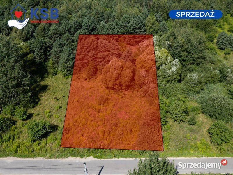 Ustawna zielona działka budowlana1535m2 Janik