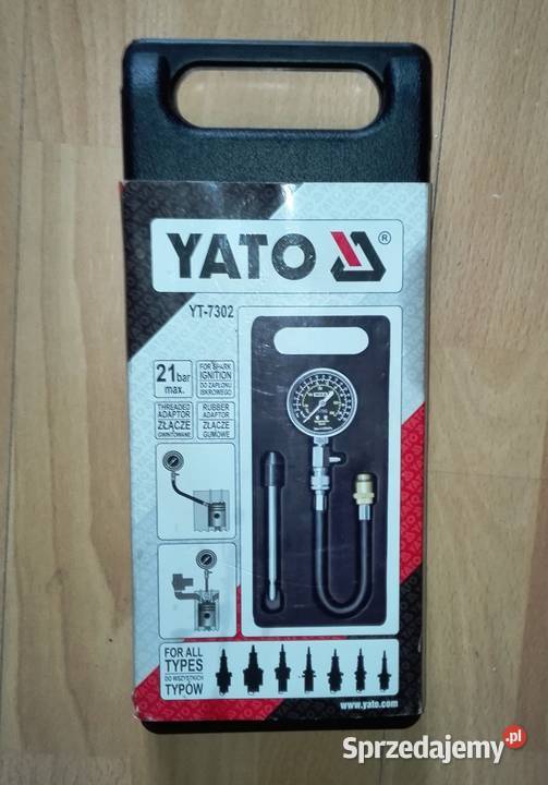 Miernik ciśnienia sprężania Yato YT7302 Diagnostyka silnika i elektroniki Szczecin sprzedam