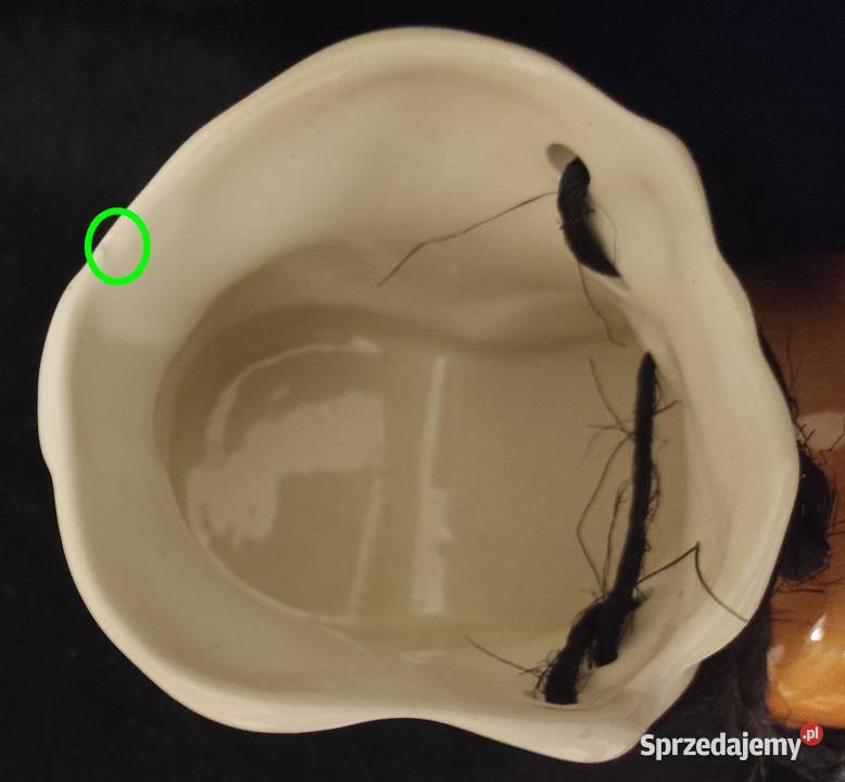 But porcelanowy but z porcelany fajans duży old Warszawa sprzedam