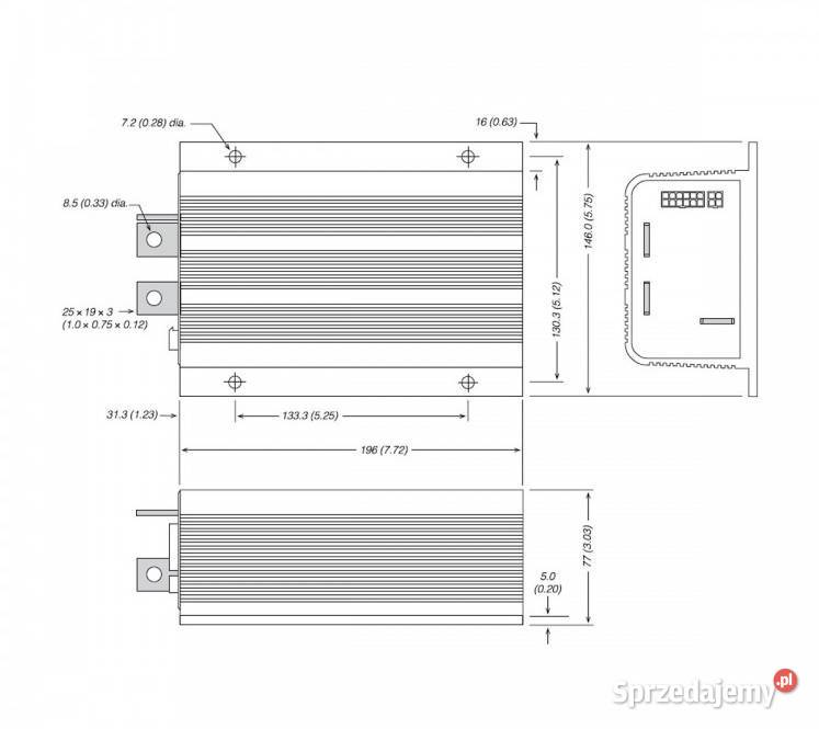 ORYGINALNY CURTIS 12534804 48V 600A sterownik Gorzów Wielkopolski