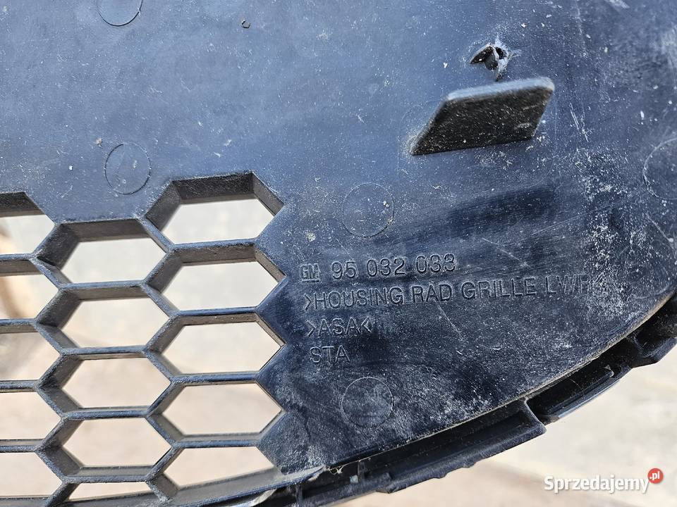 CHEVROLET ORLANDO GRILL ATRAPA ZDERZAKA PRZÓD osobowe wielkopolskie Międzychód