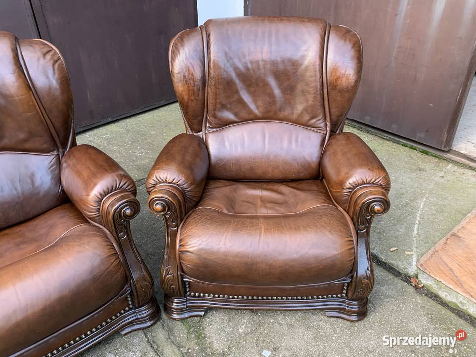 PIĘKNY HOLENDERSKI WYPOCZYNEK ZE SKÓRY NA Ślesin