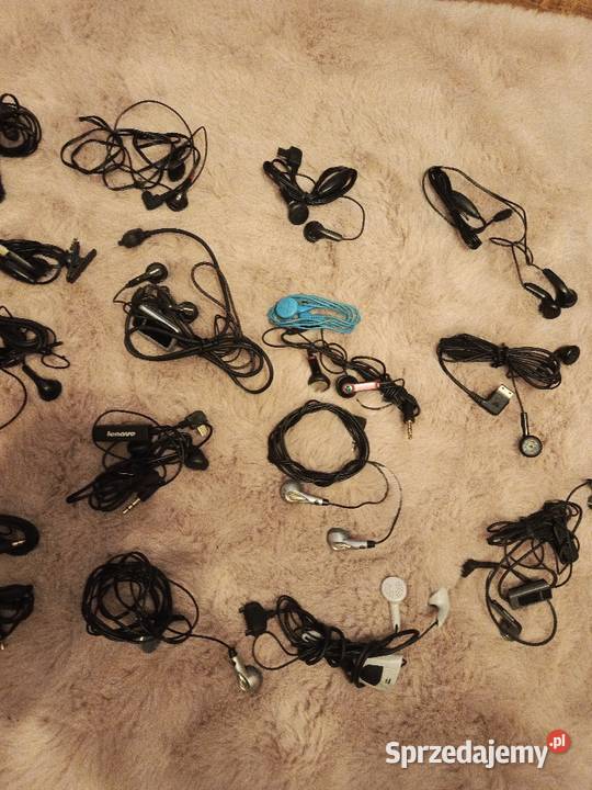 Słuchawki telefoniczne różne 27 kompletów w Zestawy słuchawkowe Tychy