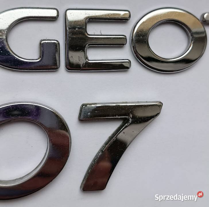 Napis emblemat Peugeot 407 sedan 0408r