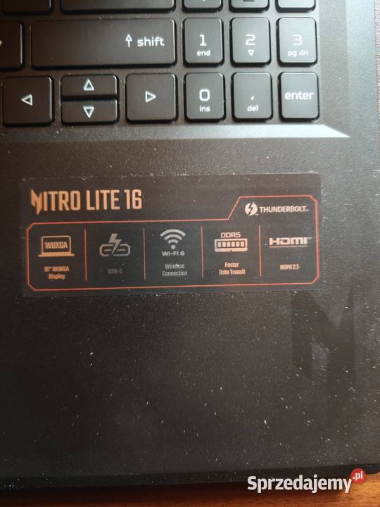 Sprzedam prawię nowego laptopa Acer Nitro lite podkarpackie Gwoźnica Górna