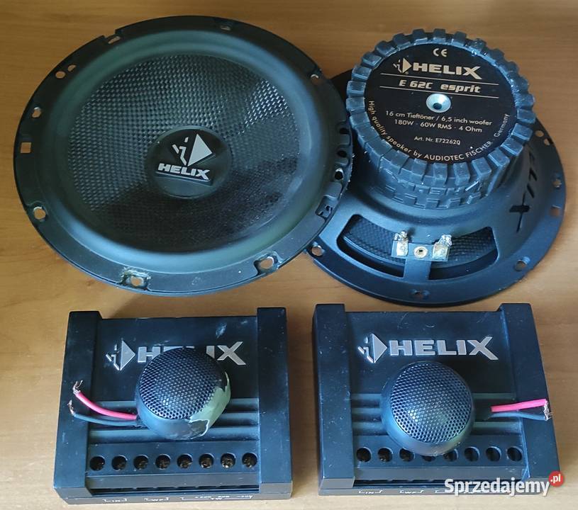 Głośniki samochodowe HELIX E62C Żuromin