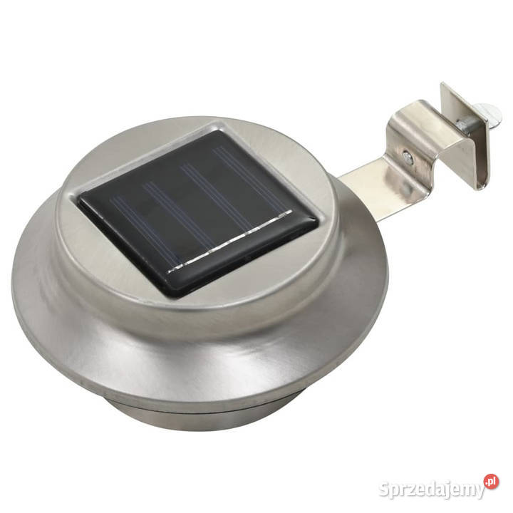 Okrągłe lampy solarne na zewnątrz 6 LED 12 białe mazowieckie Warszawa sprzedam