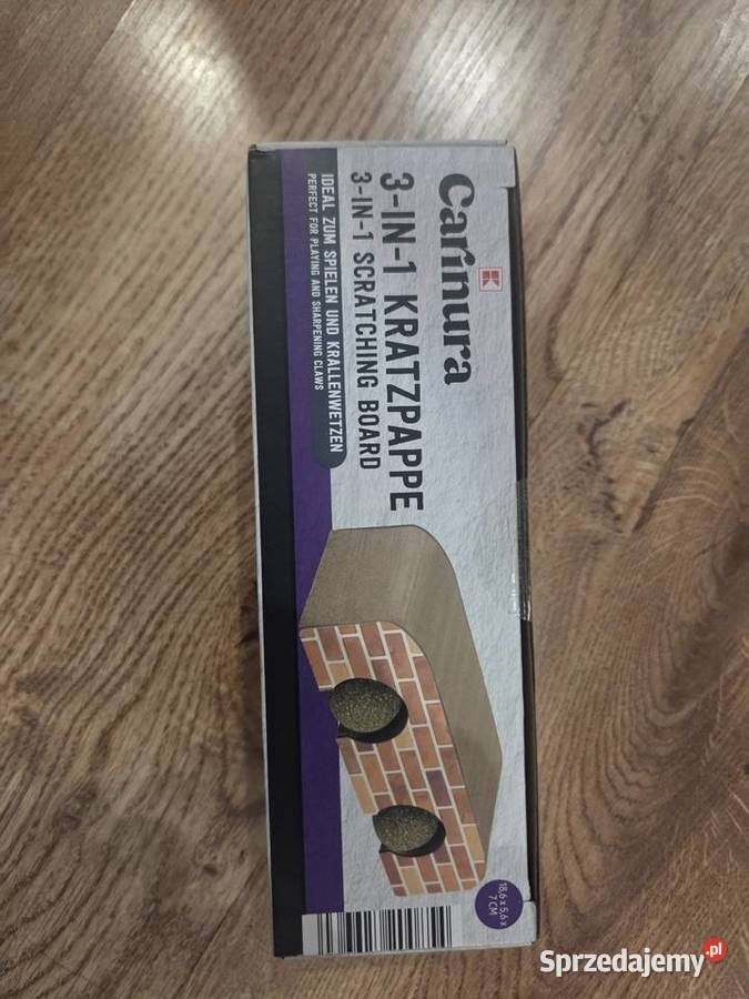 Drapak kota 3w1 Carinura kartonowy magnetyczny z Pabianice