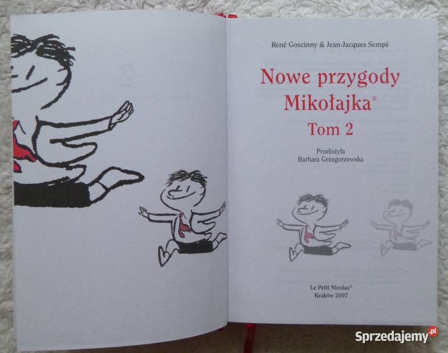 Nowe przygody Mikołajka t 2 Sempe i Goscinny