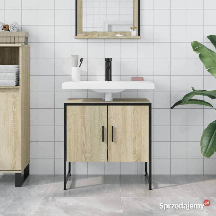 Szafka pod umywalkę dąb sonoma 60x33x60 WM842457 mazowieckie Warszawa sprzedam