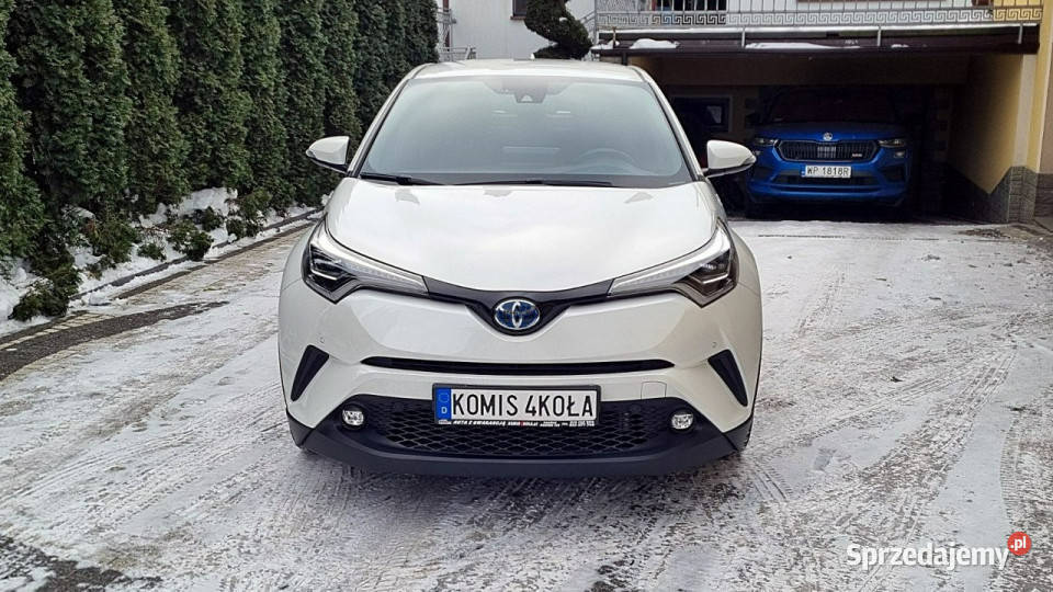 Toyota CHR Hybrid Nowa Półskóry Led GWARANCJA garażowany Płońsk