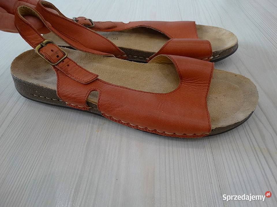 Buty Sandały Skórzane Skóra Naturalna Barefoot Sandały i klapki Łomża
