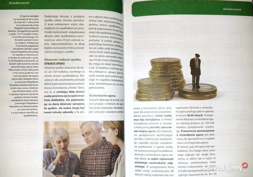 Testamenty Darowizny Spadki Michał Kozłowski Rok wydania 2012 lubelskie Chełm sprzedam