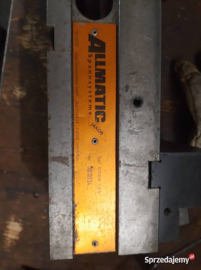 Imadło cnc Allmatic 125 wspomagane hydraulicznie podkarpackie Brzozów