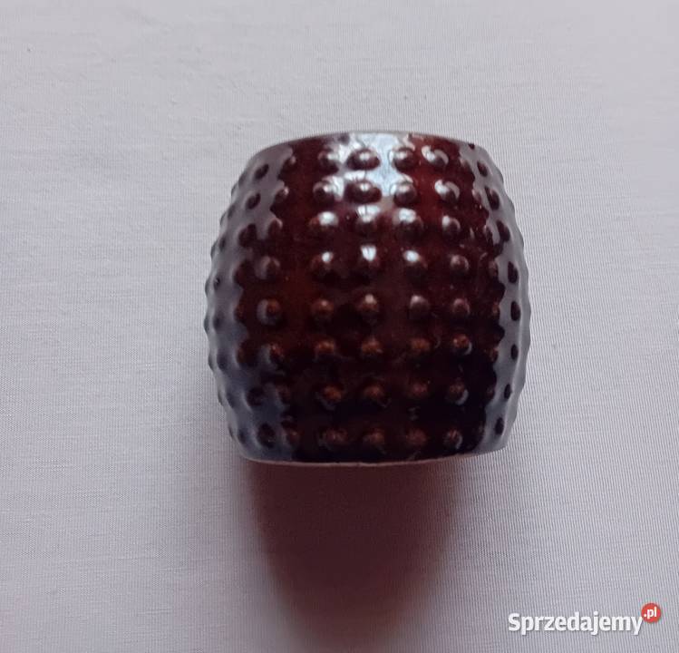 Wazonik beczułka Bolesławiec Porcelana i szkło Koźminek