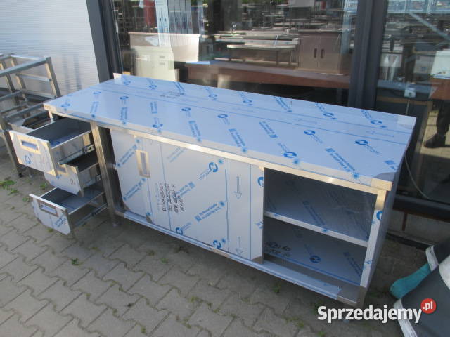 Stół Gastronomiczny Drzwi Suwane Szuflady 2 wielkopolskie Ostrów Wielkopolski