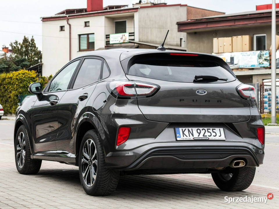 Ford Puma 10Benzyna125 ST LINE II 2019 szary małopolskie Nowy Sącz