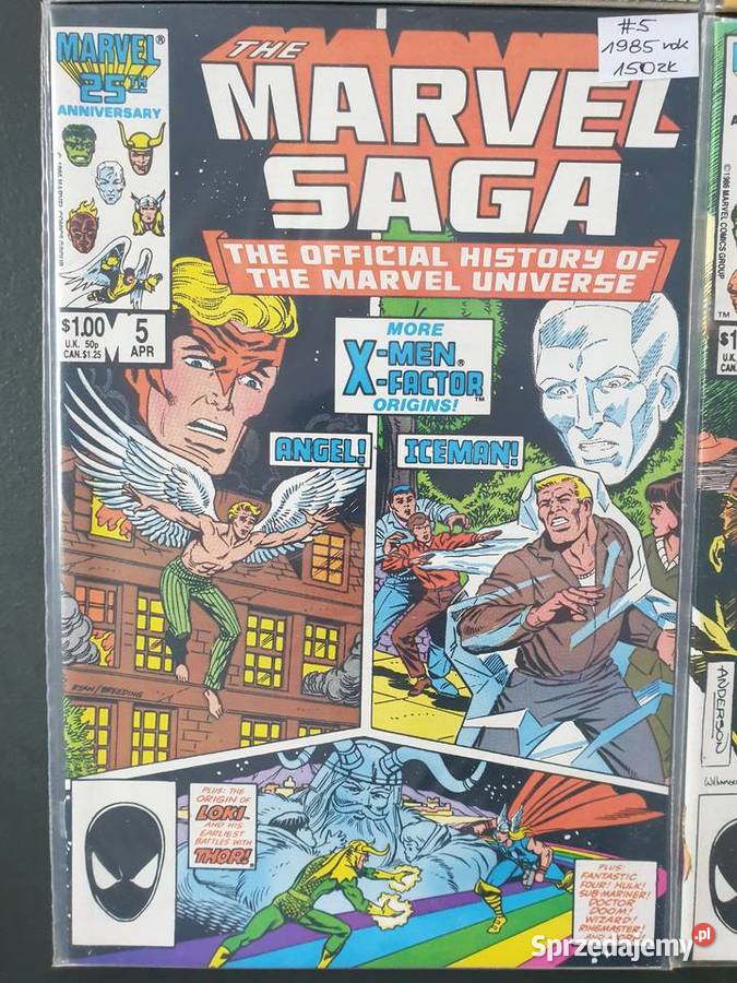 Marvel Saga zestaw 4 komiksów Marvel USA 1985 Gdynia