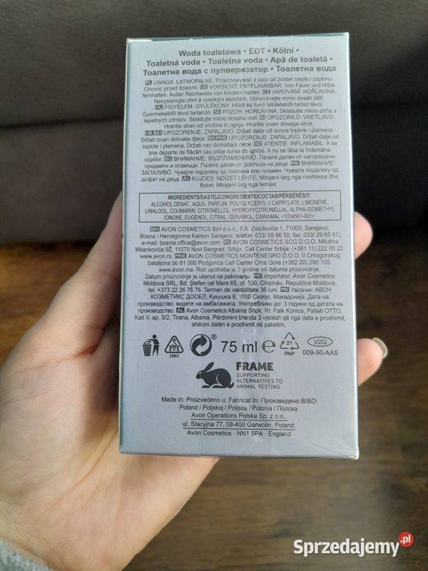 Woda toaletowa Avon Black Suede Dark 75ml śląskie