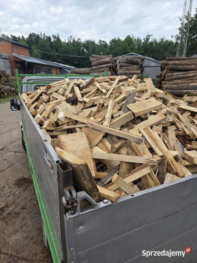 Tani opał dębowy drewno opałowe dąb wywrotka 6mp Hajnówka