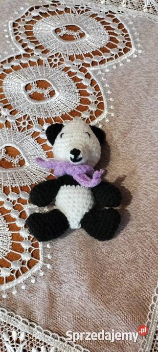 Maskotka panda na szydełku Maskotki Częstochowa