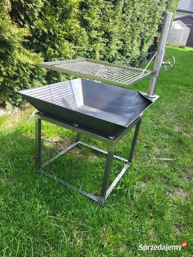 Grill 2w1 palenisko na ognisko nierdzewny ruszt Ruda Śląska