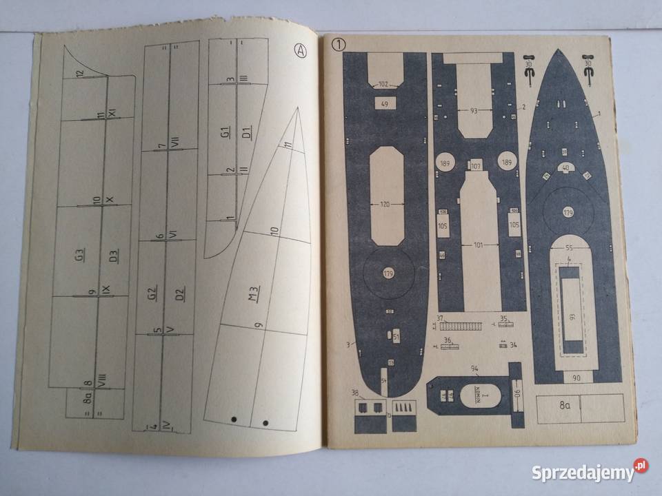 Mały Modelarz 91985 Francuski niszczyciel Le Dąbrowa Górnicza sprzedam