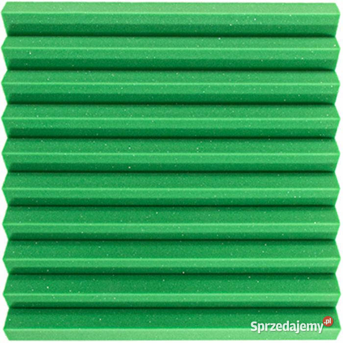 Panel Akustyczny klin kolor zielony 50x50x5 Łąki