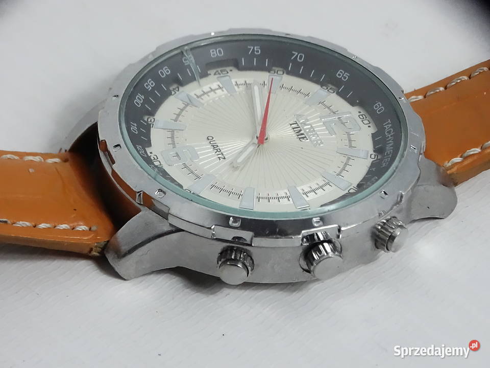 Męski Zegarek AMBER TIME Duża Koperta Nowa Biłgoraj