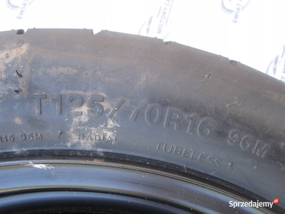 GOLF AUDI SEAT ALTEA koło dojazdowe 1257016 96M Kielce