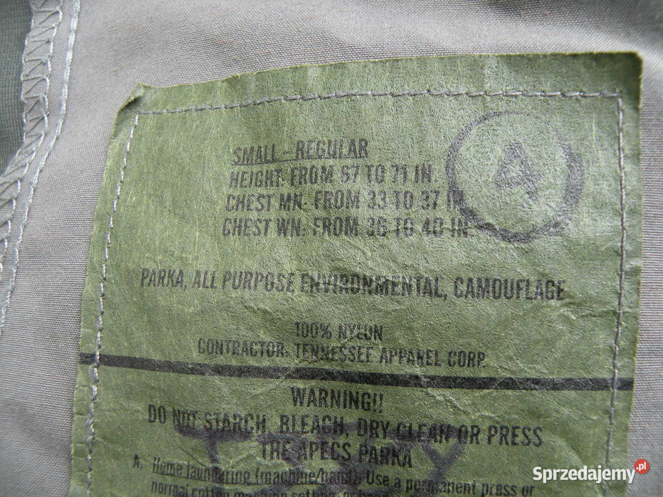 Komplet goretex ABU tiger stripes USAF small Wrocław