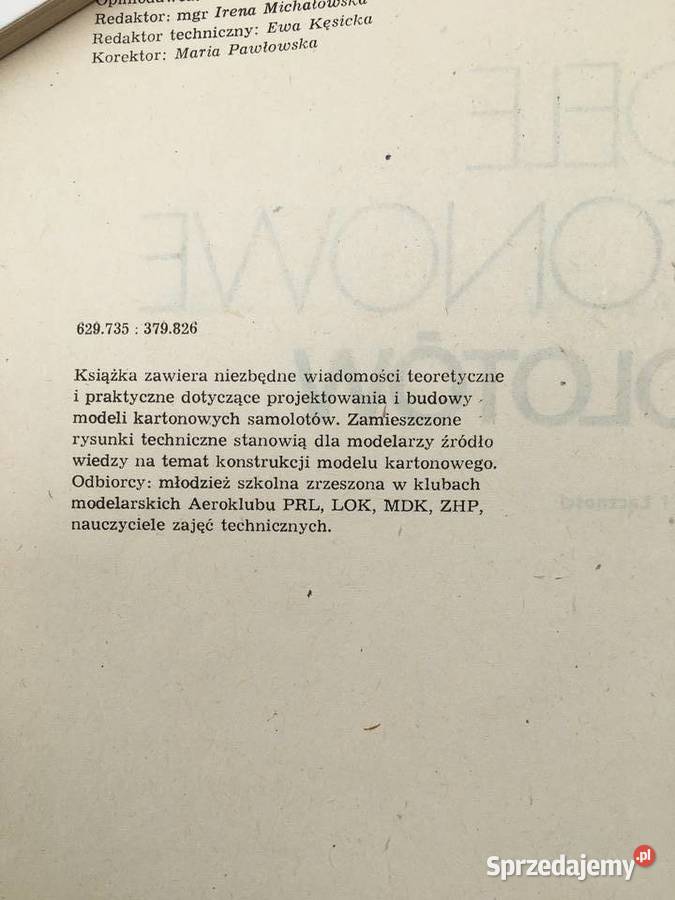 Modele kartonowe Zielonka