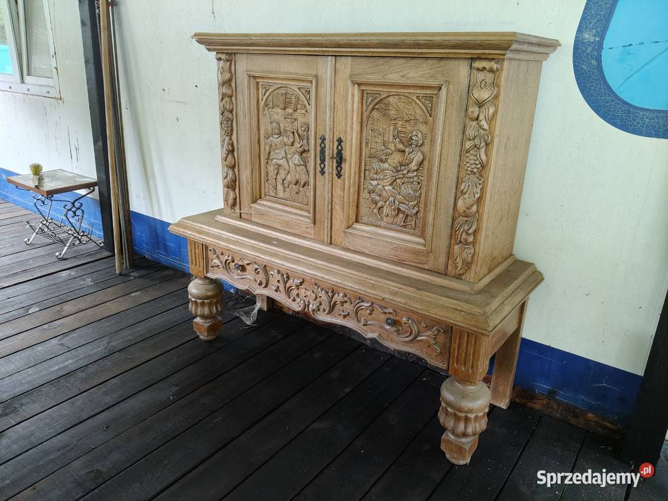 Kredens dębowy do renowacji Meble Zambrów