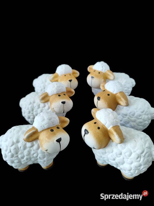 Baranki Wielkanocne małe gipsowe Dom i Ogród