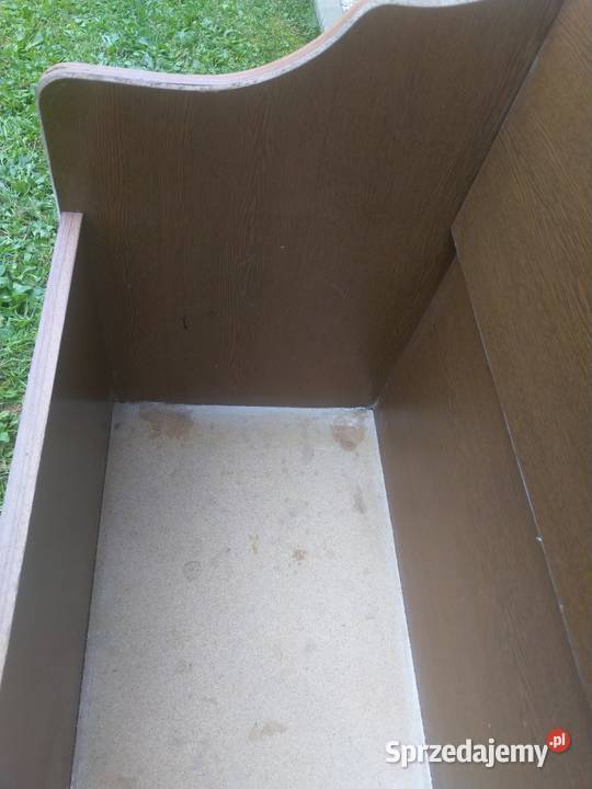 OKAZJA Drewniana Ława Ciężka Siedzisko Ławka 112cm Zabrze