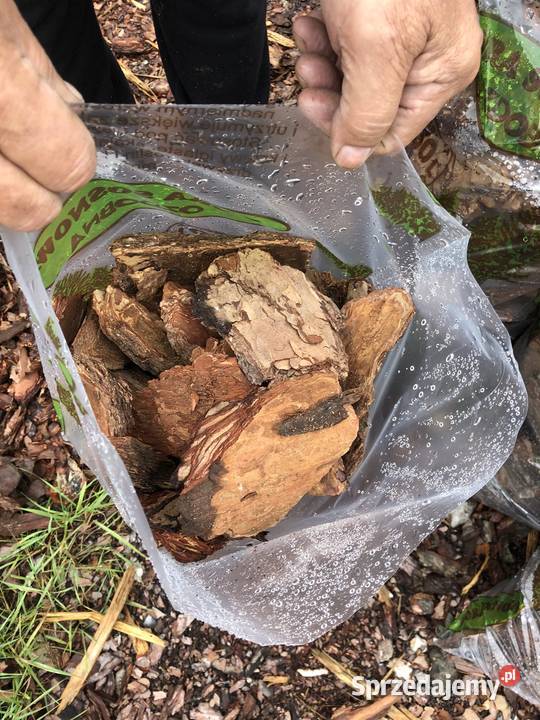 Kora sosnowa grubsza Podłoża ogrodowe DOSTAWA Halinów